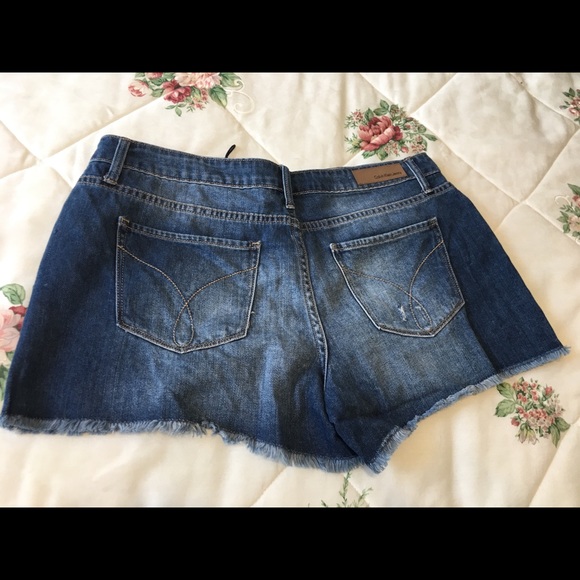 Calvin Klein Shorts Stretch & Distresses - Picture 3 of 4